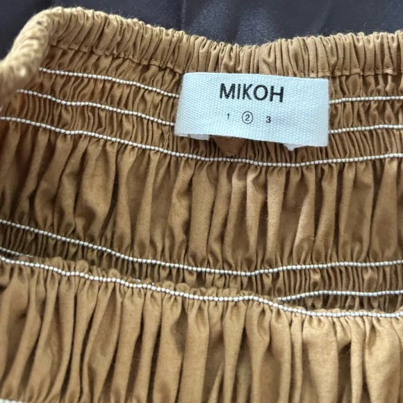 * New Mikoh Tan Maxi Skirt - Picture 3 of 4